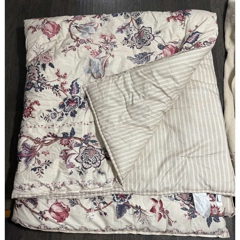 Lauren Ralph Lauren H1488 Floral Cotton Annalise Duvet Comforter Size Full Queen